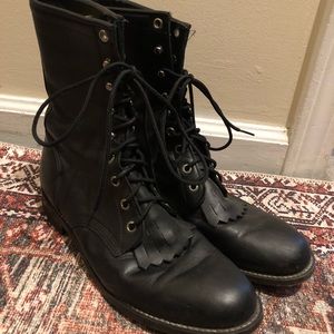 Justin Black Roper Boots